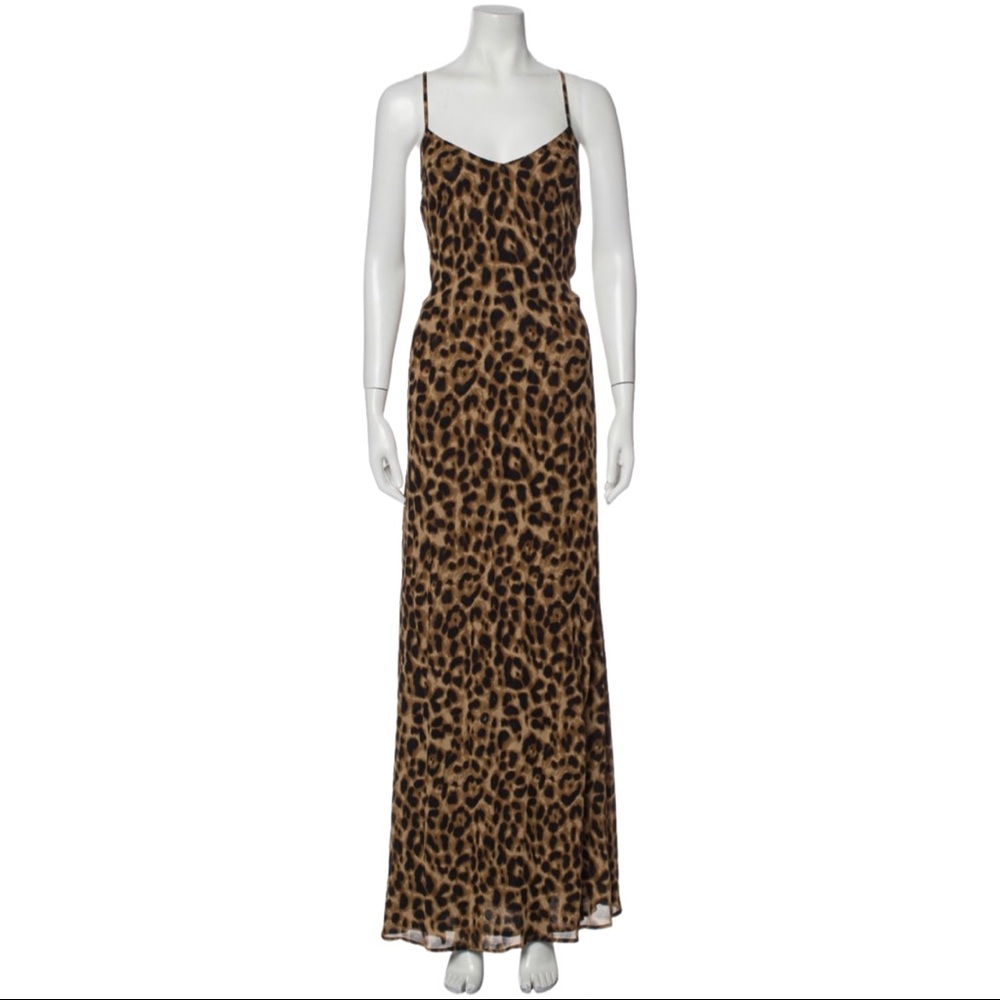 Reformation animal print dress